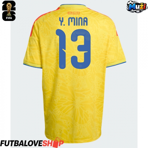 Dres Kolumbia Yerry Mina #13 Domáci MS 2026 Krátky Rukáv